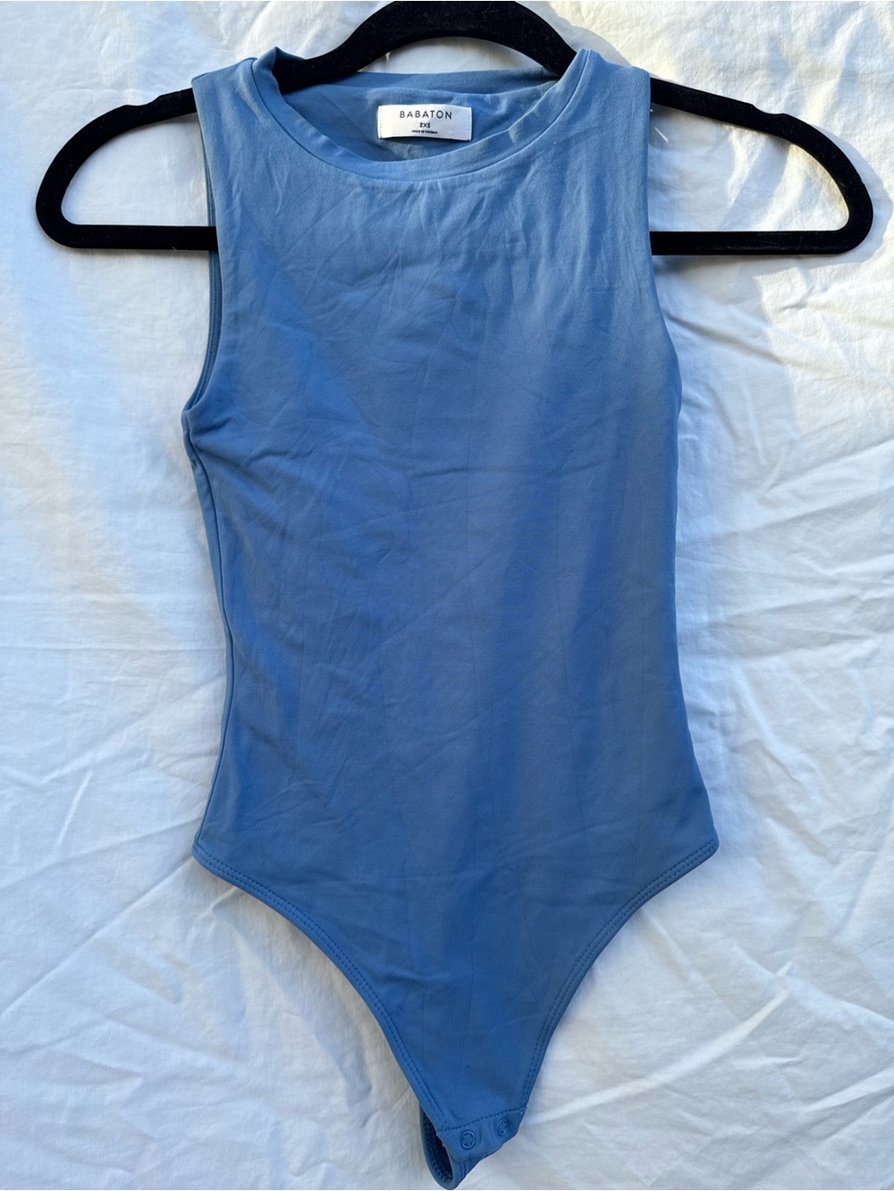Aritzia Babaton Contour Muscle Tank - Flagstone Blue - 2XS